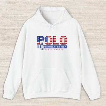 Ralph Lauren Camiseta Polo Infantil Lettering Branca Unisex Pullover Hoodie HTB1010