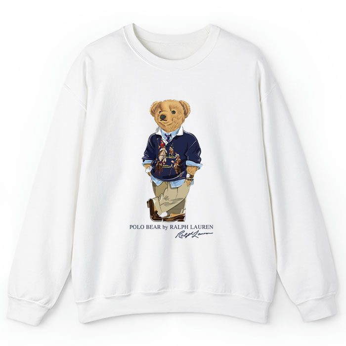 Ralph-Lauren-Polo-Bear-Teddy-Crewneck-Sweatshirt-CSTB0795 Ralph Lauren Polo Bear Teddy Crewneck Sweatshirt CSTB0795