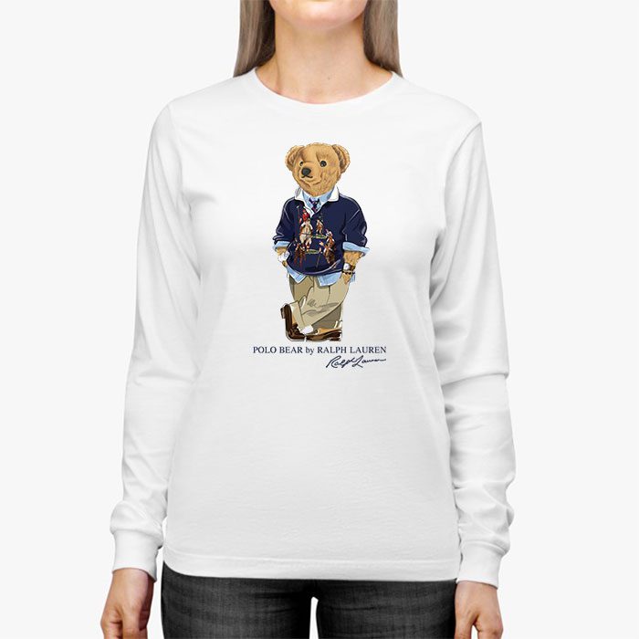Ralph-Lauren-Polo-Bear-Teddy-Kid-Tee-Unisex-Longsleeve-ShirtLTB0776-2