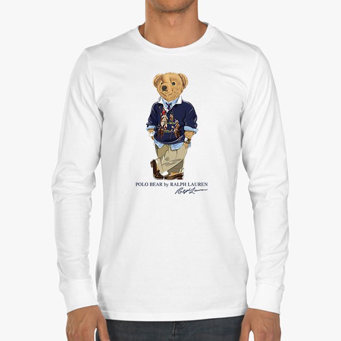 Ralph-Lauren-Polo-Bear-Teddy-Kid-Tee-Unisex-Longsleeve-ShirtLTB0776-3
