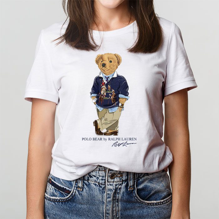 Ralph-Lauren-Polo-Bear-Teddy-Kid-Tee-Unisex-T-Shirt-TTB1802-1