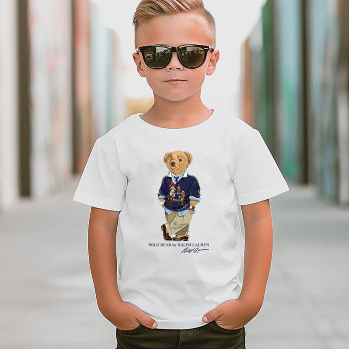 Ralph-Lauren-Polo-Bear-Teddy-Kid-Tee-Unisex-T-Shirt-TTB1802-4