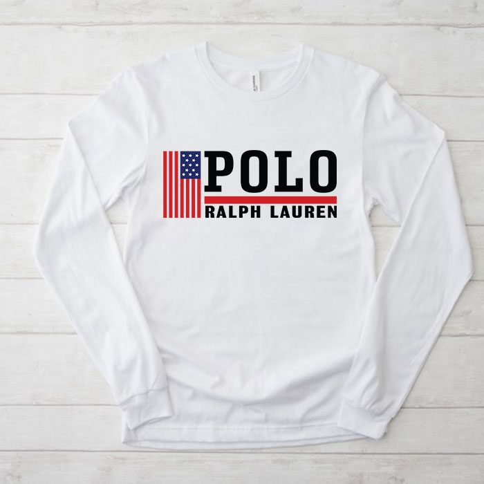 Ralph-Lauren-Polo-Plag-Usa-Kid-Tee-Unisex-Longsleeve-ShirtLTB0755 Ralph Lauren Polo Plag Usa Kid Tee Unisex Longsleeve ShirtLTB0755