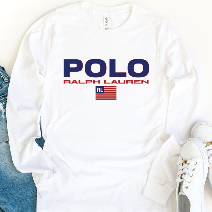 Ralph-Lauren-Polo-Plag-Usa-Kid-Tee-Unisex-Longsleeve-ShirtLTB0757-1