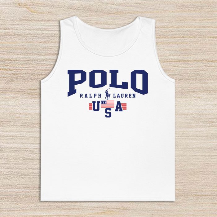 Ralph-Lauren-Polo-Plag-Usa-Unisex-Tank-Top-TTTB0895 Ralph Lauren Polo Plag Usa Unisex Tank Top TTTB0895