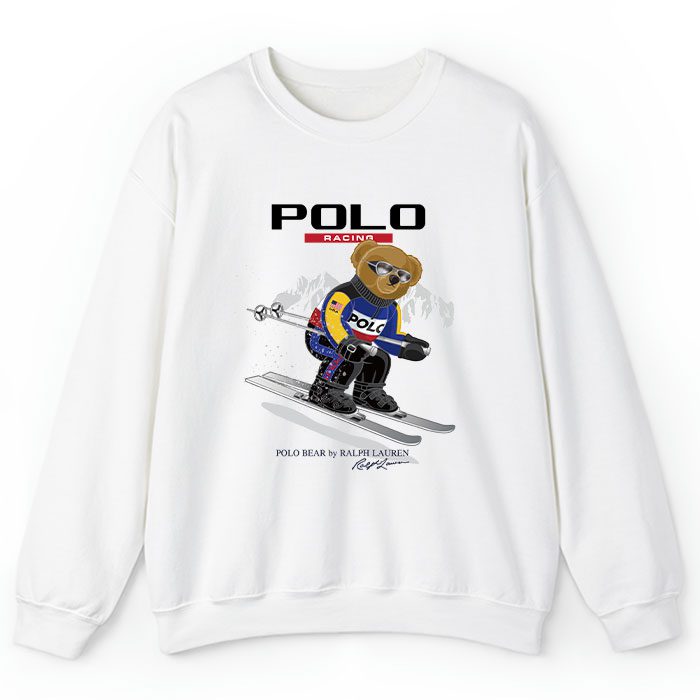 Ralph-Lauren-Polo-Racing-Bear-Teddy-Crewneck-Sweatshirt-CSTB0790 Ralph Lauren Polo Racing Bear Teddy Crewneck Sweatshirt CSTB0790