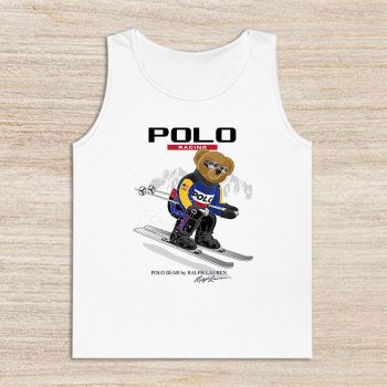 Ralph Lauren Polo Racing Bear Teddy Unisex Tank Top TTTB0912