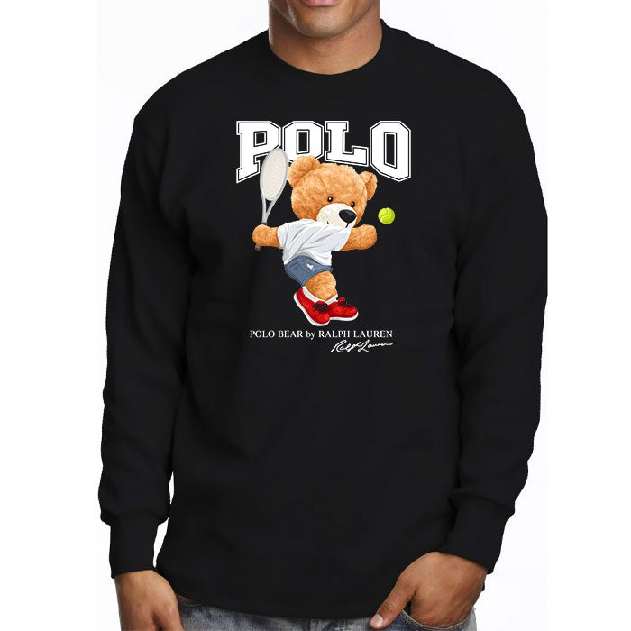 Ralph-Lauren-Polo-Sport-Bear-Teddy-Kid-Tee-Unisex-Longsleeve-ShirtLTB0785-2