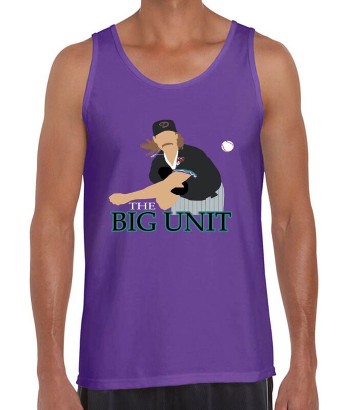 Randy-Johnson-Arizona-Diamondbacks-The-Big-Unit-Unisex-Tank-Top Randy Johnson Arizona Diamondbacks "The Big Unit" Unisex Tank Top