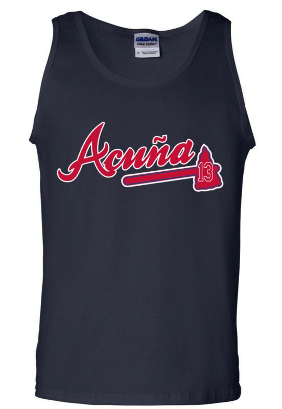 Ronald-Acuna-Jr-Atlanta-Braves-Acuna-Logo-Unisex-Tank-Top Ronald Acuna Jr Atlanta Braves "Acuna Logo" Unisex Tank Top