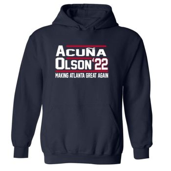 Ronald Acuna Jr Matt Olson Atlanta Braves 2022 Crew Hooded Sweatshirt Unisex Hoodie