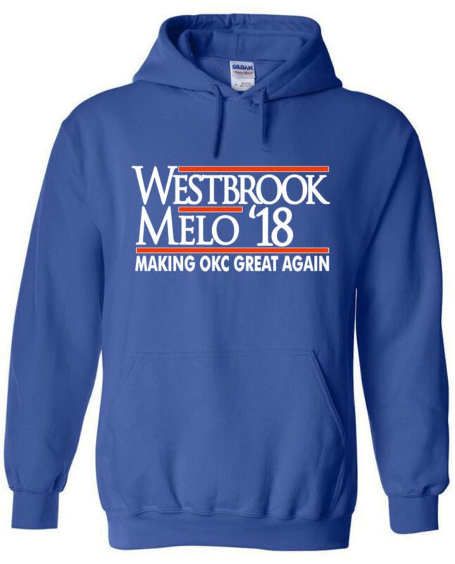 Russell-Westbrook-Carmelo-Anthony-Okc-Melo-Westbrook-17-Hooded-Sweatshirt-Unisex-Hoodie Russell Westbrook Carmelo Anthony Okc "Melo Westbrook 17" Hooded Sweatshirt Unisex Hoodie