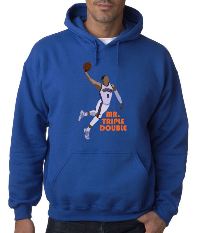 Russell-Westbrook-Oklahoma-City-Thunder-Mr.-Triple-Double-Hooded-Sweatshirt-Unisex-Hoodie Russell Westbrook Oklahoma City Thunder Mr. Triple Double Hooded Sweatshirt Unisex Hoodie
