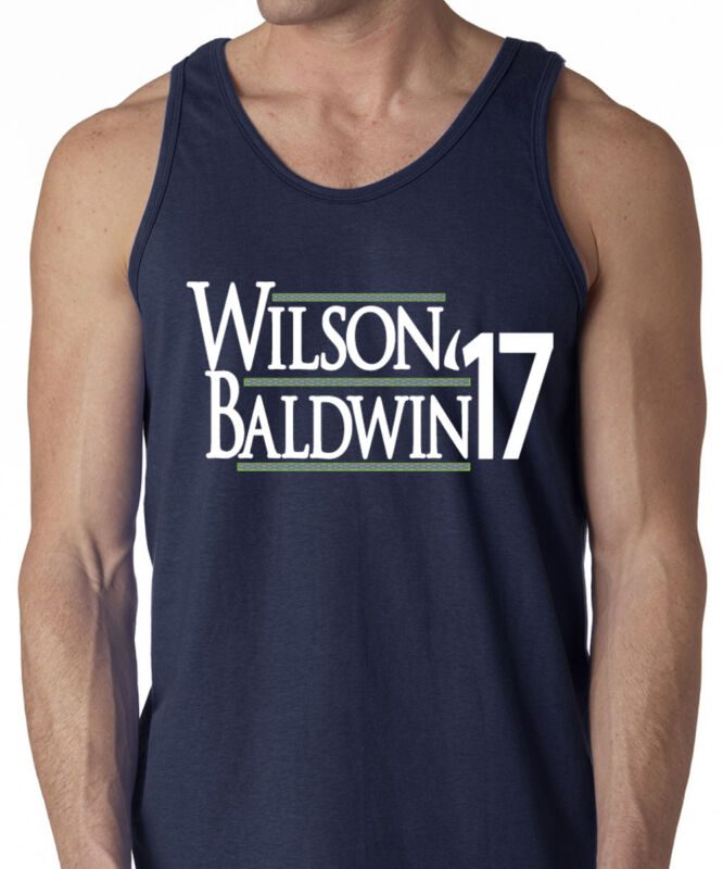 Russell-Wilson-Doug-Baldwin-Seattle-Seahawks-2017-Unisex-Tank-Top Russell Wilson Doug Baldwin Seattle Seahawks "2017" Unisex Tank Top
