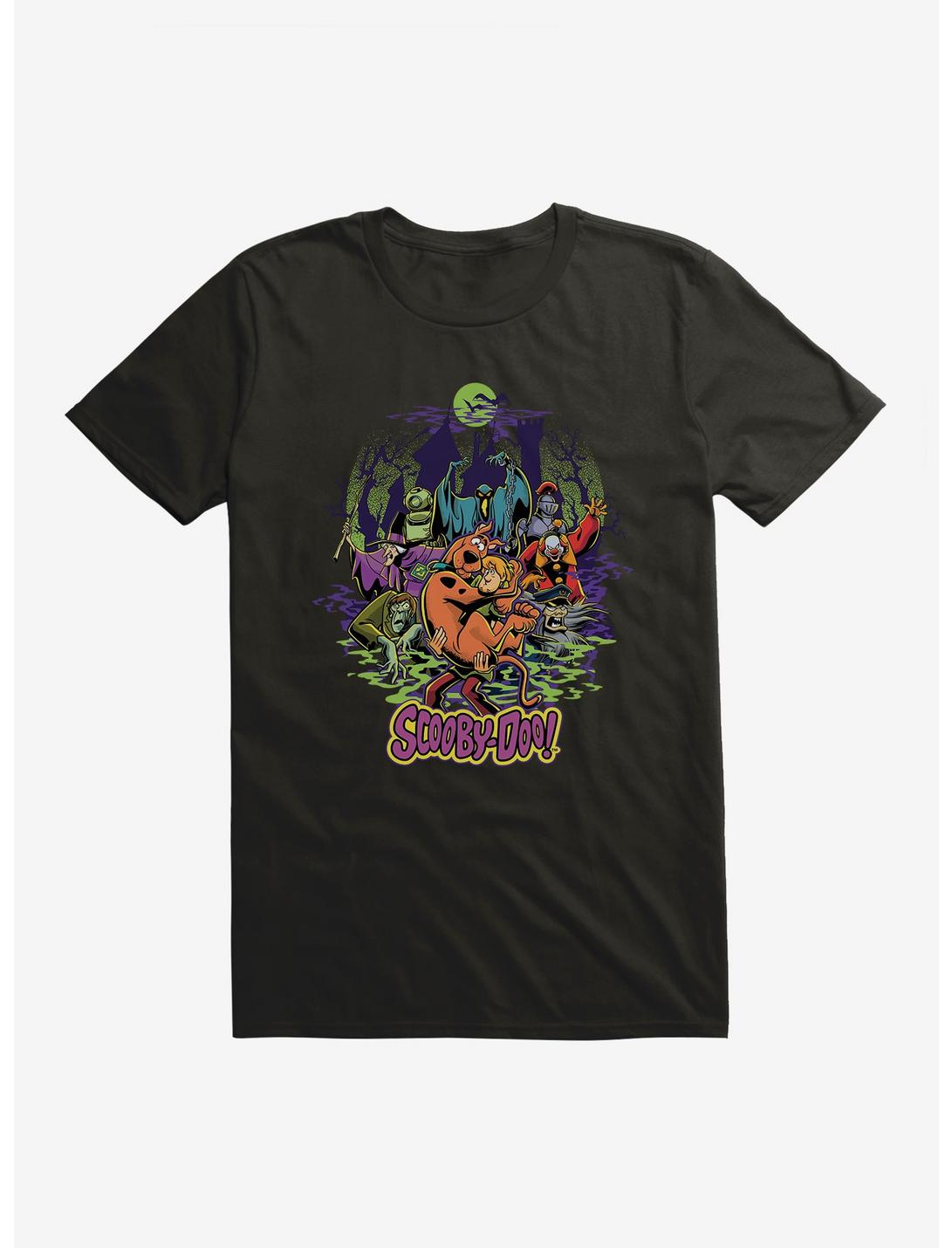 Scooby-Doo-Spooky-Monsters-Shaggy-And-Scooby-Kid-Tee-Unisex-T-Shirt-HTS3148 Scooby-Doo Spooky Monsters Shaggy And Scooby Kid Tee - Unisex T-Shirt HTS3148