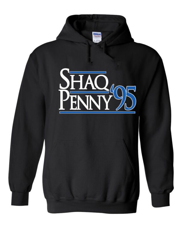 Shaquille-ONeal-Penny-Hardaway-Orlando-Magic-Shaq-Penny-95-Unisex-Hoodie-Hooded-Sweatshirt Shaquille O'Neal Penny Hardaway Orlando Magic "Shaq Penny 95" Unisex Hoodie Hooded Sweatshirt