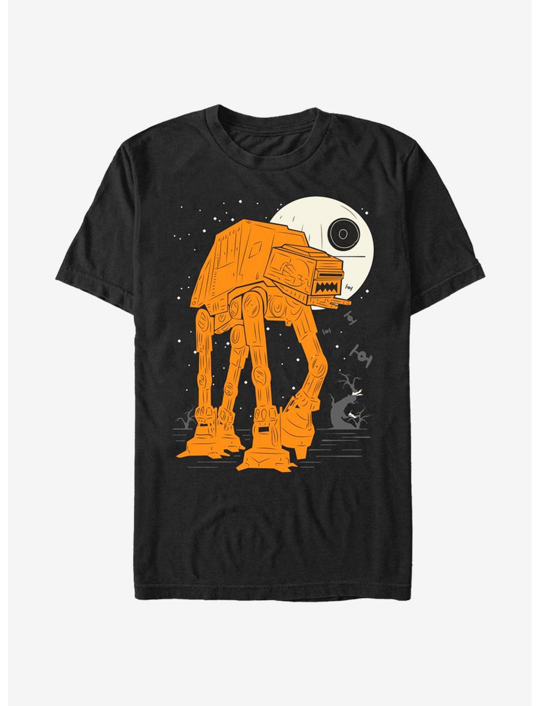 Star-Wars-Atat-Full-Moon-Kid-Tee-Unisex-T-Shirt-HTS3356 Star Wars Atat Full Moon Kid Tee - Unisex T-Shirt HTS3356