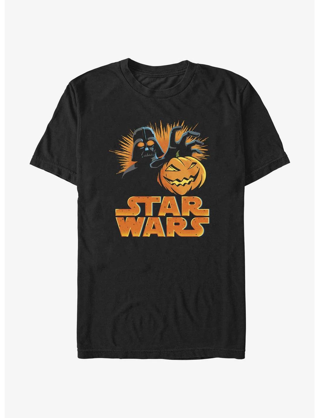 Star-Wars-Darth-Pumpkin-Kid-Tee-Unisex-T-Shirt-HTS3373 Star Wars Darth Pumpkin Kid Tee - Unisex T-Shirt HTS3373
