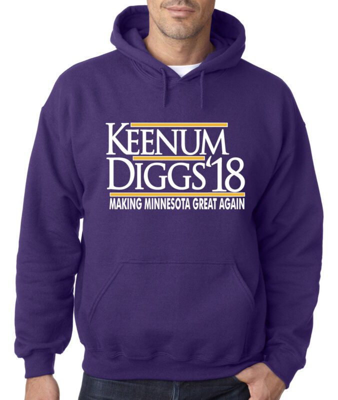 Stefon-Diggs-Case-Keenum-Minnesota-Vikings-Diggs-Keenum-18-Unisex-Hoodie-Hooded-Sweatshirt Stefon Diggs Case Keenum Minnesota Vikings "Diggs Keenum 18" Unisex Hoodie Hooded Sweatshirt