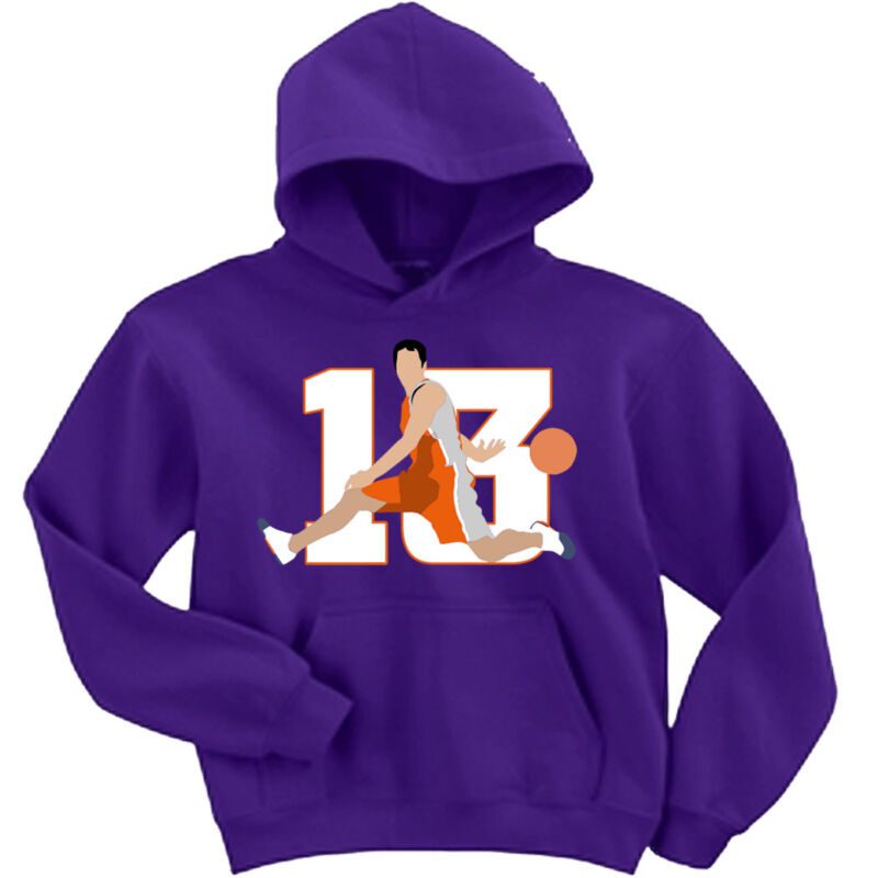 Steve-Nash-Phoenix-Suns-13-Pic-Hoodie-Hooded-Sweatshirt Steve Nash Phoenix Suns "13 Pic" Hoodie Hooded Sweatshirt