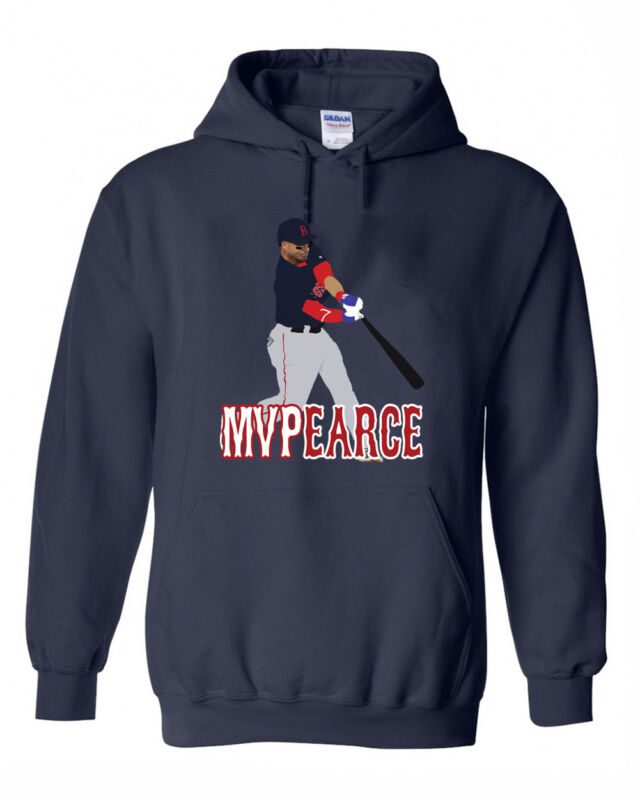 Steve-Pearce-Boston-Red-Sox-MVP-Pic-Hooded-Sweatshirt-Unisex-Hoodie Steve Pearce Boston Red Sox "MVP Pic" Hooded Sweatshirt Unisex Hoodie