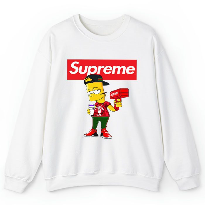 Supreme-Simpsons-Crewneck-Sweatshirt-CSTB0979 Supreme Simpsons Crewneck Sweatshirt CSTB0979