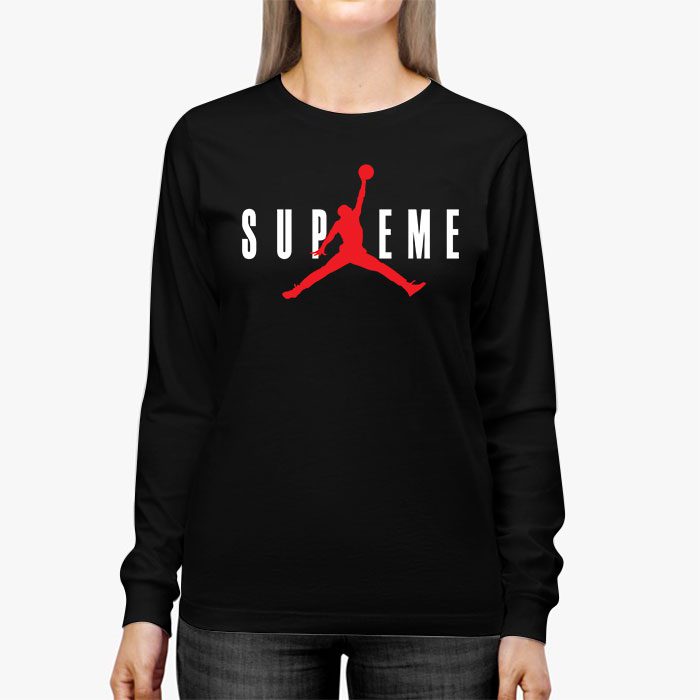 Supreme-x-Jordan-Luxury-Logo-Kid-Tee-Unisex-Longsleeve-Shirt-LTB0936-3
