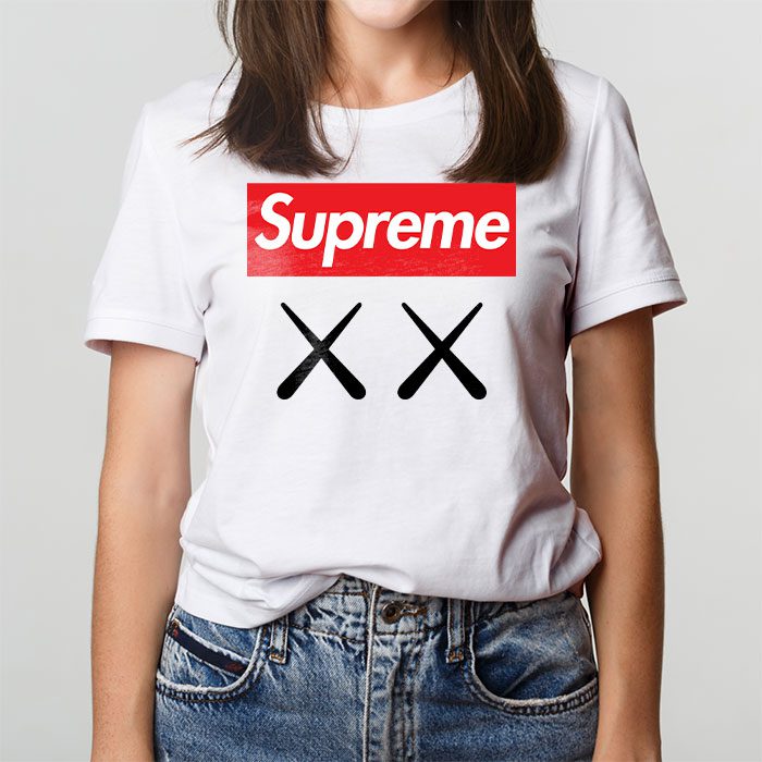 Supreme-x-Kaws-Logo-Kid-Tee-Unisex-T-Shirt-TTB1968-1