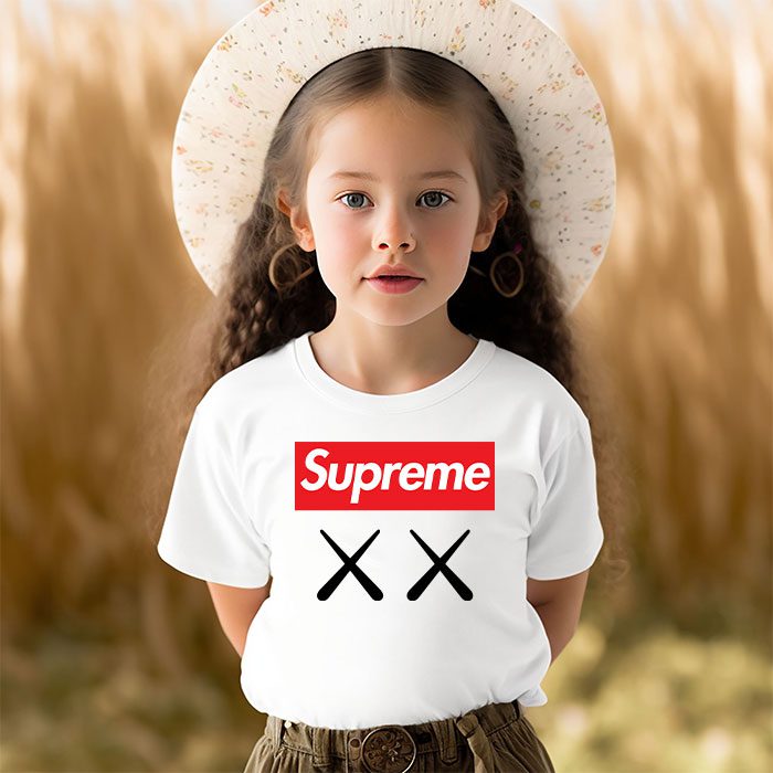 Supreme-x-Kaws-Logo-Kid-Tee-Unisex-T-Shirt-TTB1968-3