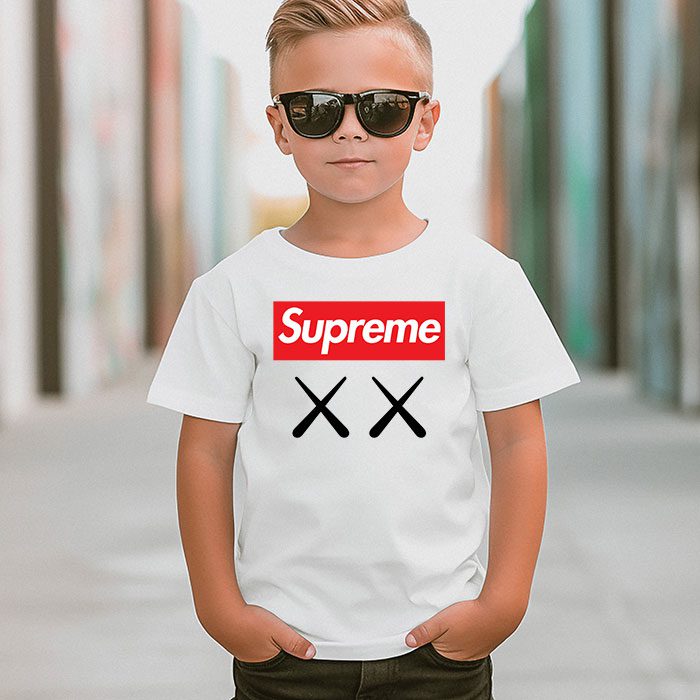 Supreme-x-Kaws-Logo-Kid-Tee-Unisex-T-Shirt-TTB1968-4