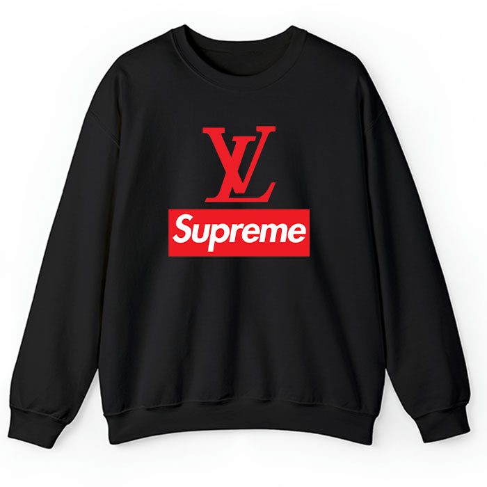 Supreme-x-Louis-Vuitton-Luxury-Logo-Crewneck-Sweatshirt-CSTB0949 Supreme x Louis Vuitton Luxury Logo Crewneck Sweatshirt CSTB0949