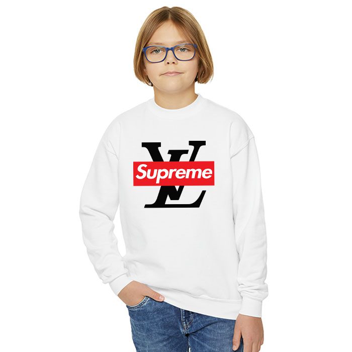 Supreme-x-Louis-Vuitton-Luxury-Logo-Crewneck-Sweatshirt-CSTB0983-3