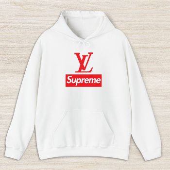 Supreme x Louis Vuitton Luxury Logo Unisex Pullover Hoodie HTB1184