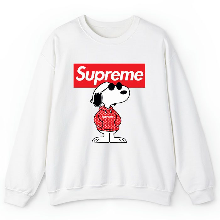 Supreme-x-Louis-Vuitton-Snoppy-Crewneck-Sweatshirt-CSTB0959 Supreme x Louis Vuitton Snoppy Crewneck Sweatshirt CSTB0959