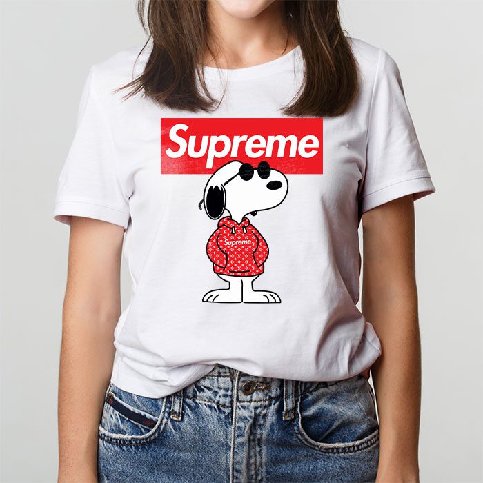 Supreme-x-Louis-Vuitton-Snoppy-Kid-Tee-Unisex-T-Shirt-TTB1966-1