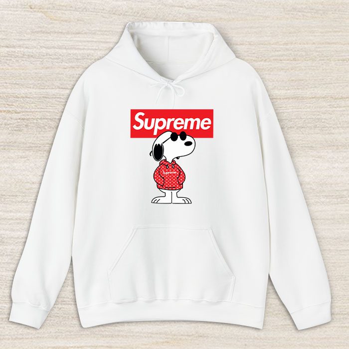 Supreme-x-Louis-Vuitton-Snoppy-Unisex-Pullover-Hoodie-HTB1194 Supreme x Louis Vuitton Snoppy Unisex Pullover Hoodie HTB1194