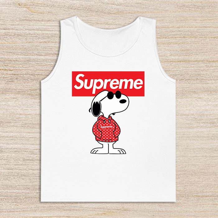 Supreme-x-Louis-Vuitton-Snoppy-Unisex-Tank-TopTTTB1081 Supreme x Louis Vuitton Snoppy Unisex Tank TopTTTB1081