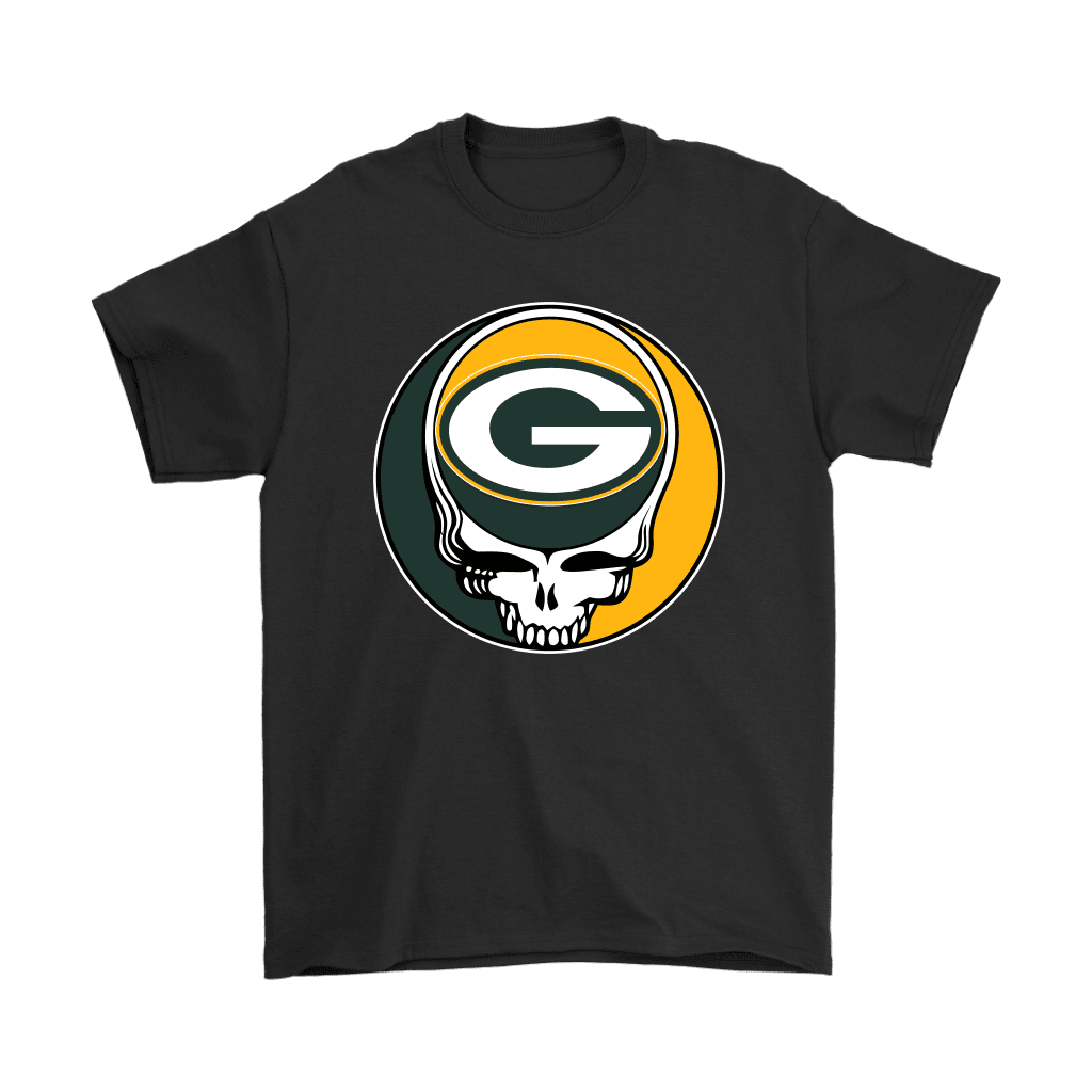 Team-Green-Bay-Packers-X-Grateful-Dead-Logo-Band-Unisex-T-Shirt-Kid-T-Shirt-LTS3945 Team Green Bay Packers X Grateful Dead Logo Band Unisex T-Shirt Kid T-Shirt LTS3945