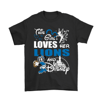 This Girl Loves Her Detroit Lions And Mickey Disney Unisex T-Shirt Kid T-Shirt LTS3716