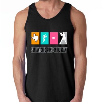 Tim Duncan San Antonio Spurs "Runs On Duncan" Unisex Tank Top