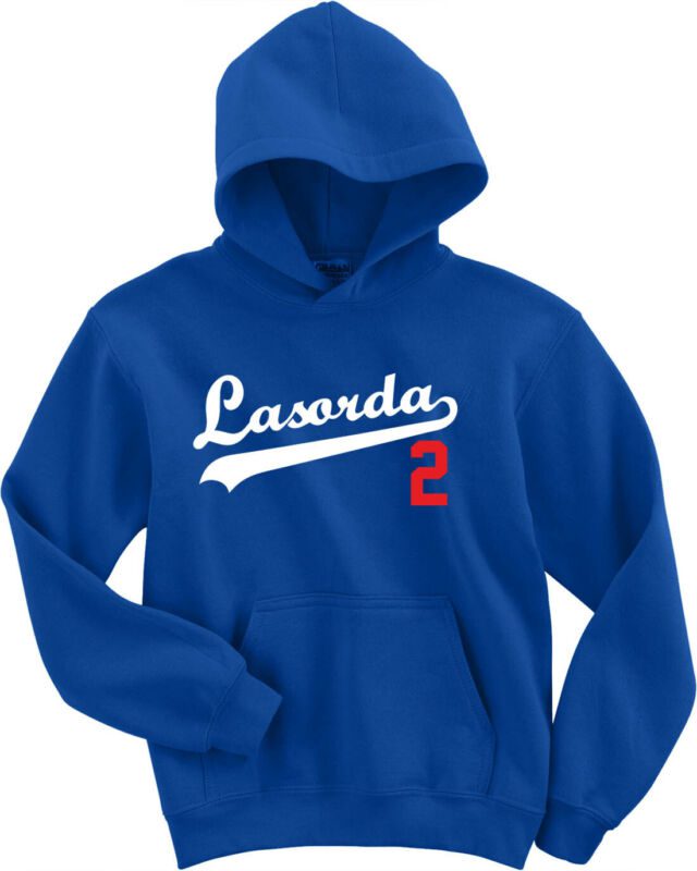 Tommy-Lasorda-Los-Angeles-Dodgers-Logo-Crew-Hooded-Sweatshirt-Unisex-Hoodie Tommy Lasorda Los Angeles Dodgers Logo Crew Hooded Sweatshirt Unisex Hoodie