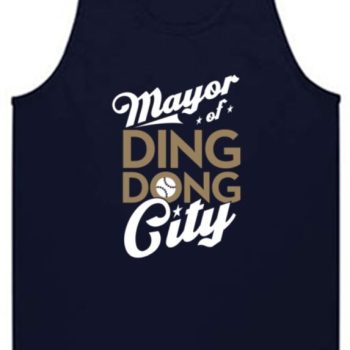 Travis Shaw Milwaukee Brewers Ding Dong City Unisex Tank Top