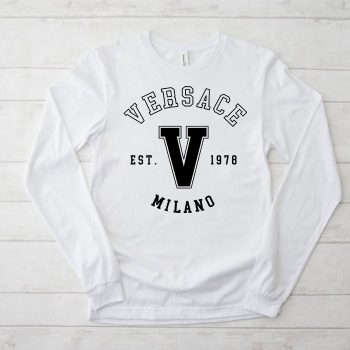 Versace EST 1978 Milano Kid Tee Unisex Longsleeve Shirt LTB0664