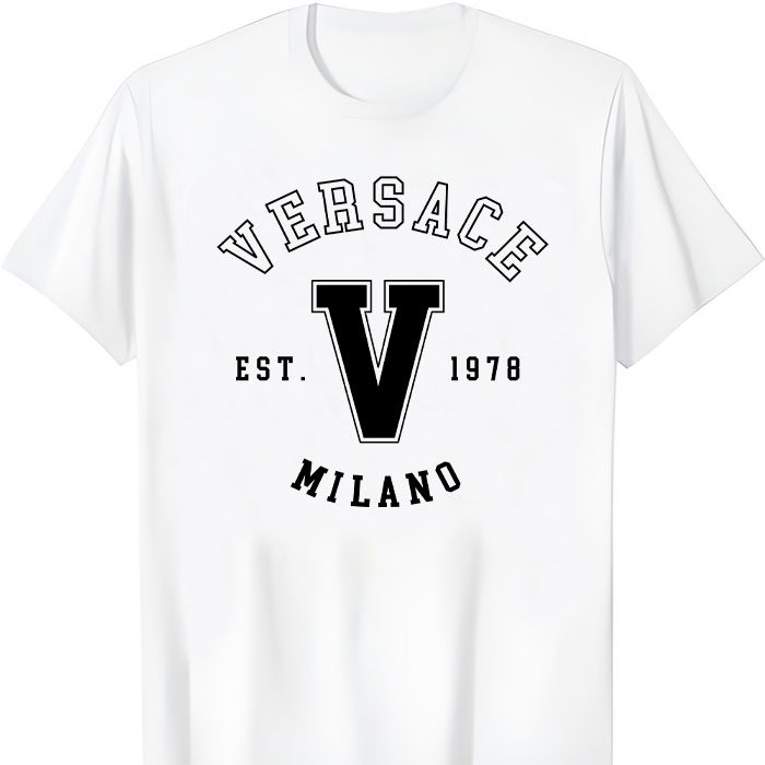 Versace-EST-1978-Milano-Unisex-T-Shirt-TTB1558 Versace EST 1978 Milano Unisex T-Shirt TTB1690