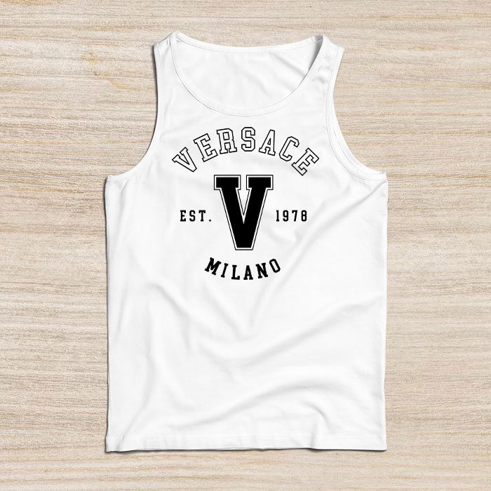 Versace-EST-1978-Milano-Unisex-Tank-Top-TTTB664 Versace EST 1978 Milano Unisex Tank Top TTTB0805