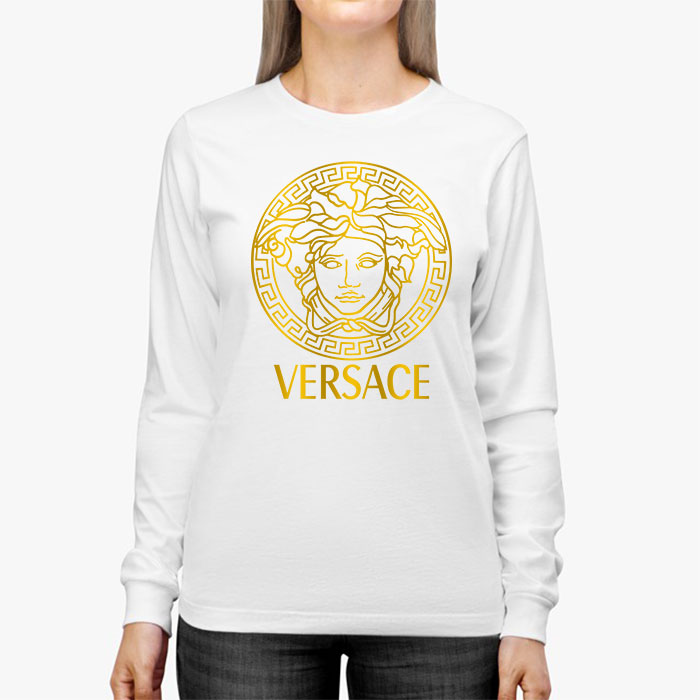 Versace-Medusa-Gold-Luxury-Logo-Kid-Tee-Unisex-Longsleeve-Shirt-LTB0636-2