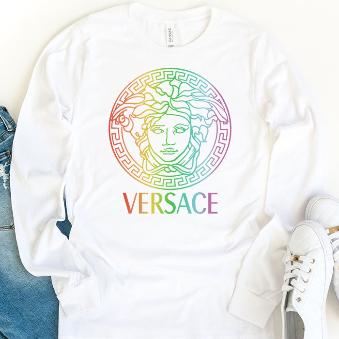Versace-Medusa-Luxury-Logo-Kid-Tee-Unisex-Longsleeve-Shirt-LTB0635-1