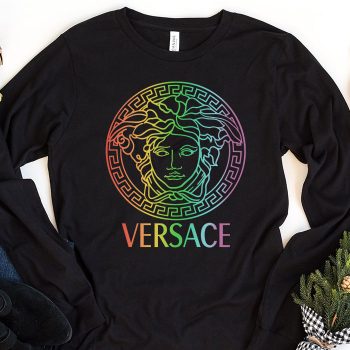 Versace Medusa Luxury Logo Kid Tee Unisex Longsleeve Shirt LTB0635