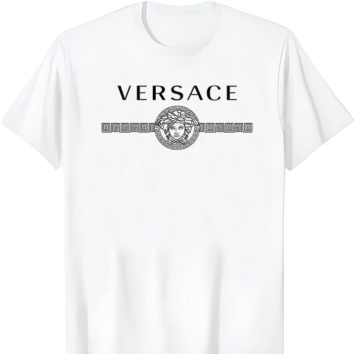 Versace-Medusa-Luxury-Logo-Unisex-T-Shirt-TTB1533 Versace Medusa Luxury Logo Unisex T-Shirt TTB1665