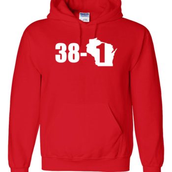 Wisconsin Badgers "38-1" Kaminsky Kentucky Hooded Sweatshirt Unisex Hoodie